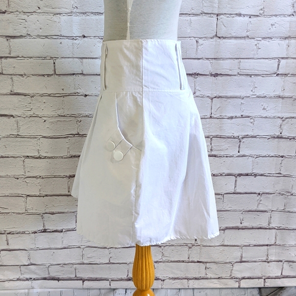 PAPILLION Vintage Y2K Pleated Lined Billowing Girly Skater Skirt - Picture 3 of 15